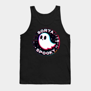 Sorta Spooky 3d Glitch Tank Top